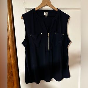 Anne Klein Sleeveless Blouse
